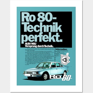 NSU Ro80 - advert Posters and Art